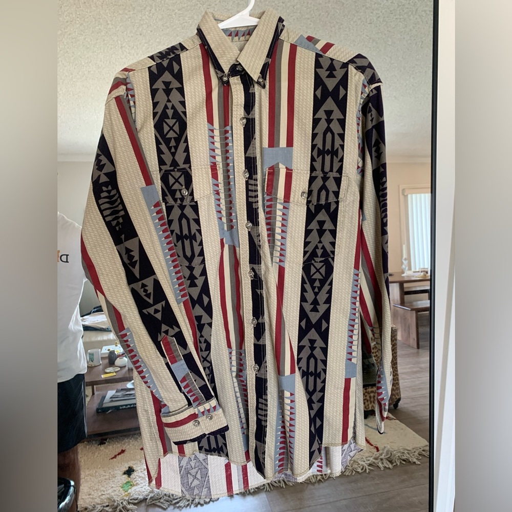 Wrangler Long Sleeve Shirt Vintage